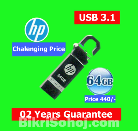 HP 64GB Pendrive (New 2 Years Guarantee)